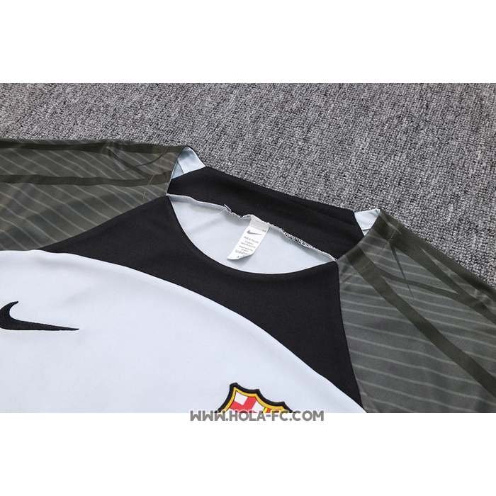 Chandal del Barcelona 2023-2024 Manga Corta Gris - Pantalon Corto